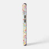 甘いお菓子まき模様 iPhone 15ケース (左側面)