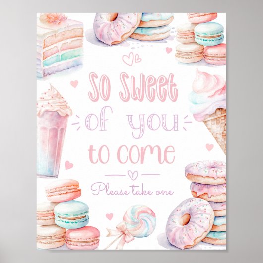 甘いお菓子を求めるにはとても甘い ポスター (正面)