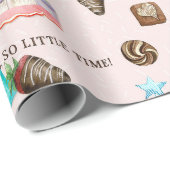 甘いお菓子カップケーキChocolates n Cakes Decompage ラッピングペーパー (ロールコーナー)