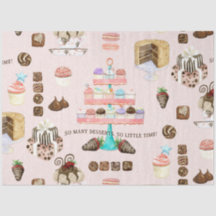 甘いお菓子カップケーキChocolates n Cakes Decompage