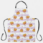 甘いお菓子コーン&スターズハロウィンパターン エプロン (正面)