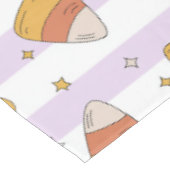 甘いお菓子コーン&スターズハロウィンパターン テーブルクロス (アングル)