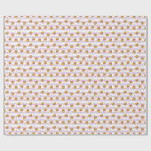 甘いお菓子コーン&スターズハロウィンパターン ラッピングペーパー (フラット)