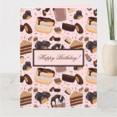 甘いお菓子チョコレートドーナツモカピーナッツバター カード (正面)