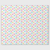 甘いお菓子ハートと言葉バレンタインデー ラッピングペーパー (フラット)