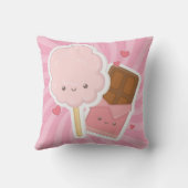 甘いお菓子パターン クッション (裏面)