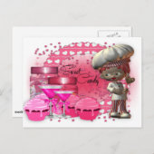 甘いお菓子ポストカード ポストカード (正面/裏面)