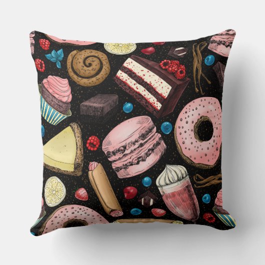 甘いお菓子 クッション (裏面)