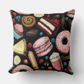 甘いお菓子 クッション (正面)