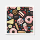 甘いお菓子 スタンダードカクテルナプキン (正面)