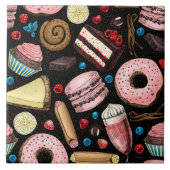 甘いお菓子 タイル (正面)