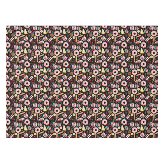 甘いお菓子 テーブルクロス (正面(横))