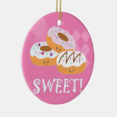 甘いお菓子 – ドーナツ！ セラミックオーナメント (右)