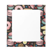 甘いお菓子 ノートパッド (正面)