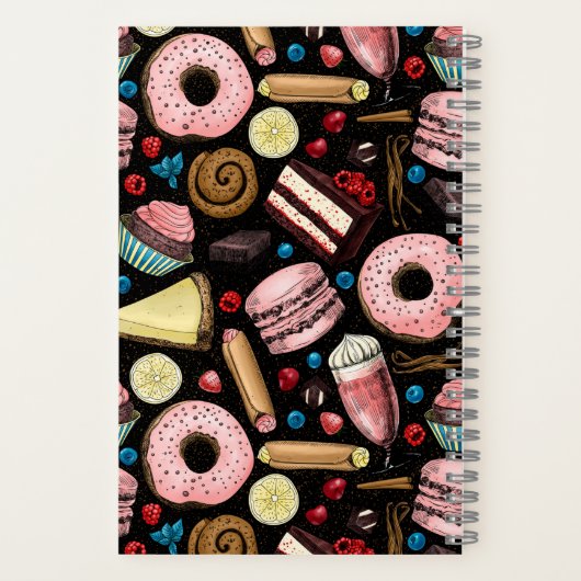甘いお菓子 ノートブック (裏面)