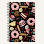 甘いお菓子 ノートブック (正面)