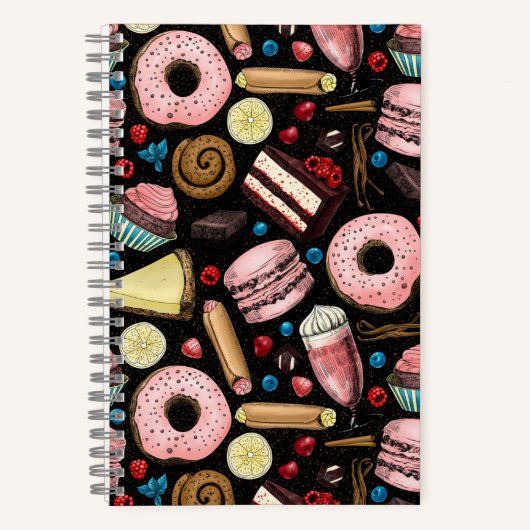 甘いお菓子 ノートブック (正面)
