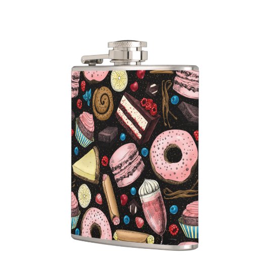 甘いお菓子 フラスク (左)