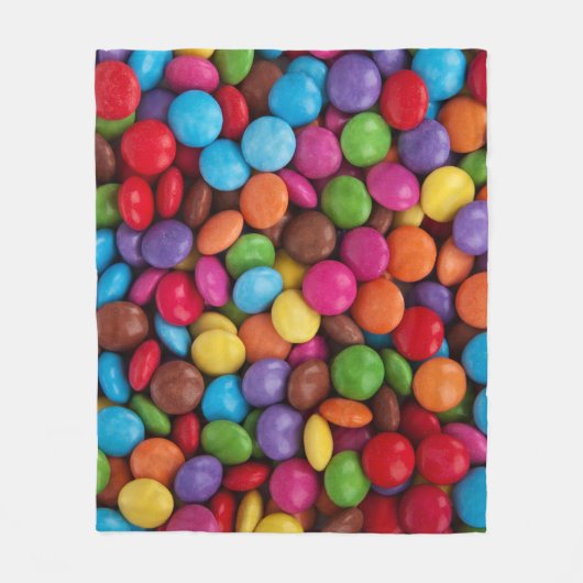 甘いお菓子 フリースブランケット (正面)