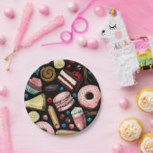 甘いお菓子 ペーパープレート (パーティー)