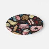 甘いお菓子 ペーパープレート (アングル)