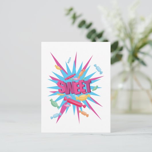 甘いお菓子  ポストカード (スタンド正面)