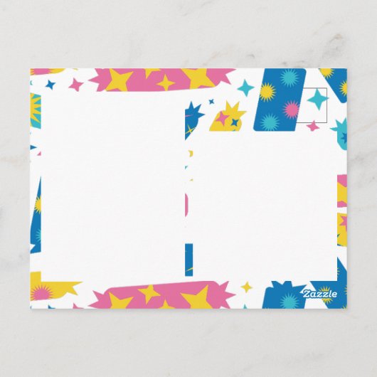 甘いお菓子。 ポストカード (裏面)