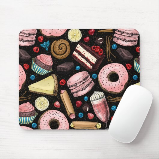 甘いお菓子 マウスパッド (マウス)