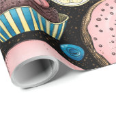 甘いお菓子 ラッピングペーパー (ロールコーナー)