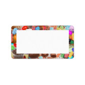 甘いお菓子 ラベル (正面)