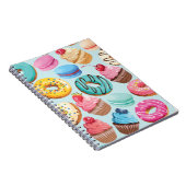 甘いお菓子:喜びのパターン。 ノートブック (右側)