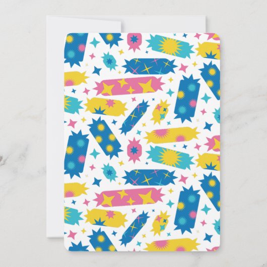 甘いお菓子。 招待状 (裏面)