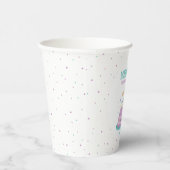 甘いお誕生日ケーキ子供の誕生日パーティー 紙コップ (右)