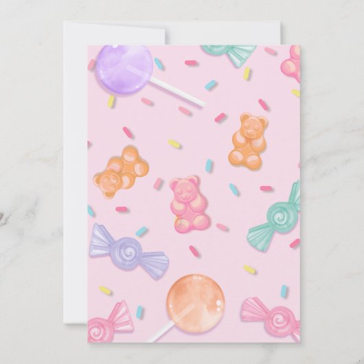 甘いお誘い 招待状 (裏面)