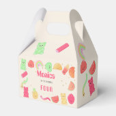 甘いかわいいグミキャンディ誕生日 フェイバーボックス (裏面サイド)