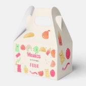 甘いかわいいグミキャンディ誕生日 フェイバーボックス (正面サイド)