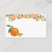 甘いかわいこちゃんオレンジ色のレジストリ挿入 エンクロージャーカード (裏面)