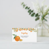 甘いかわいこちゃんオレンジ色のレジストリ挿入 エンクロージャーカード (スタンド正面)