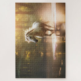 甘いかわいらしかわいい馬の魔法の森 ジグソーパズル