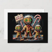 甘いがサイコジンジャーブレッドマン シーズンポストカード (正面/裏面)