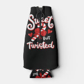 甘いがツイストおもしろいクリスマスキャンディーケインクリスマス ボトルクーラー (裏面)