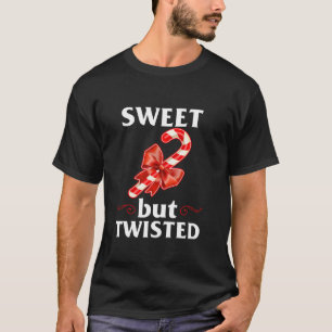 甘いがツイスト陽気なクリスマスキャンディーキーン長 Tシャツ