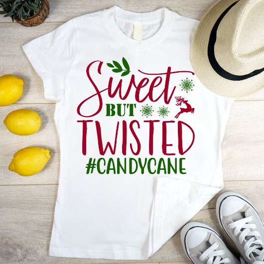 甘いがツイスト#candycaneモダン(&カッコいい) tシャツ