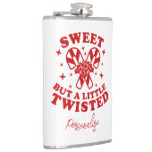 甘いが少しねじれたユーモアおもしろい引用文クリスマス フラスク (右)