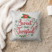甘いが捻れたクリスマスの枕 クッション (ブランケット)