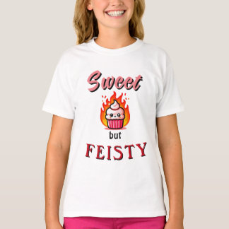甘いが熱い女の子Tシャツ Tシャツ