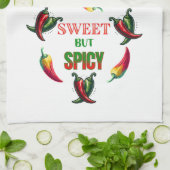 甘いが辛い唐辛子 キッチンタオル (折り畳み)