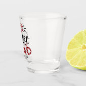 甘いが、ねじれている |おもしろいクリスマス ショットグラス (右)