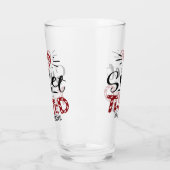 甘いが、ねじれている |おもしろいクリスマス タンブラーグラス (左)