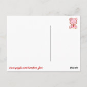 甘いくま ポストカード (裏面)